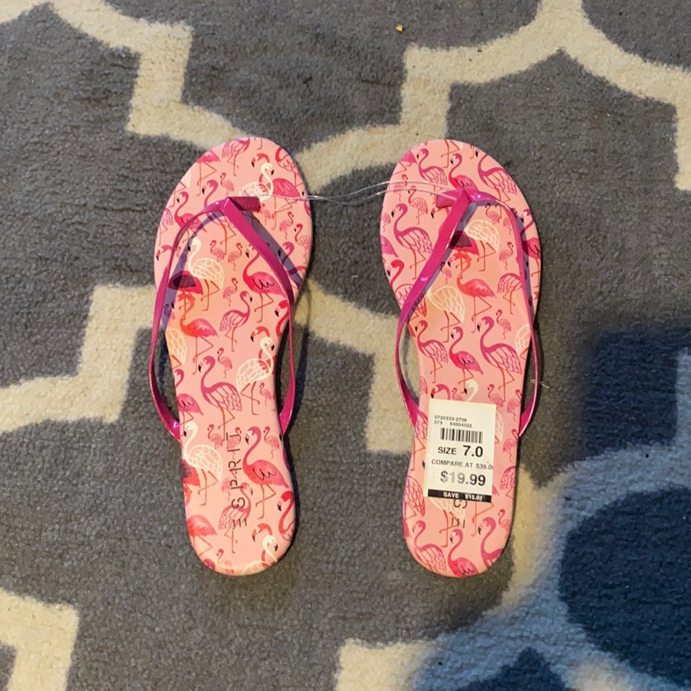 Flamingo Flip Flops